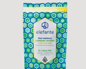 Elefante Vegan Blue Raspberry Premium Hash Rosin Gummies