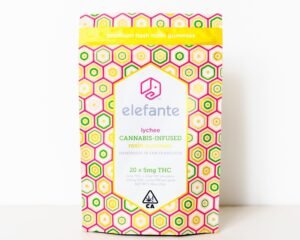 Elefante Vegan Lychee Premium Hash Rosin Gummies